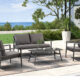 outdoor sofa set Qatar , ilfiore rosso . kettal . ace . dano