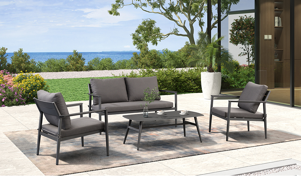 outdoor sofa set Qatar , ilfiore rosso . kettal . ace . dano