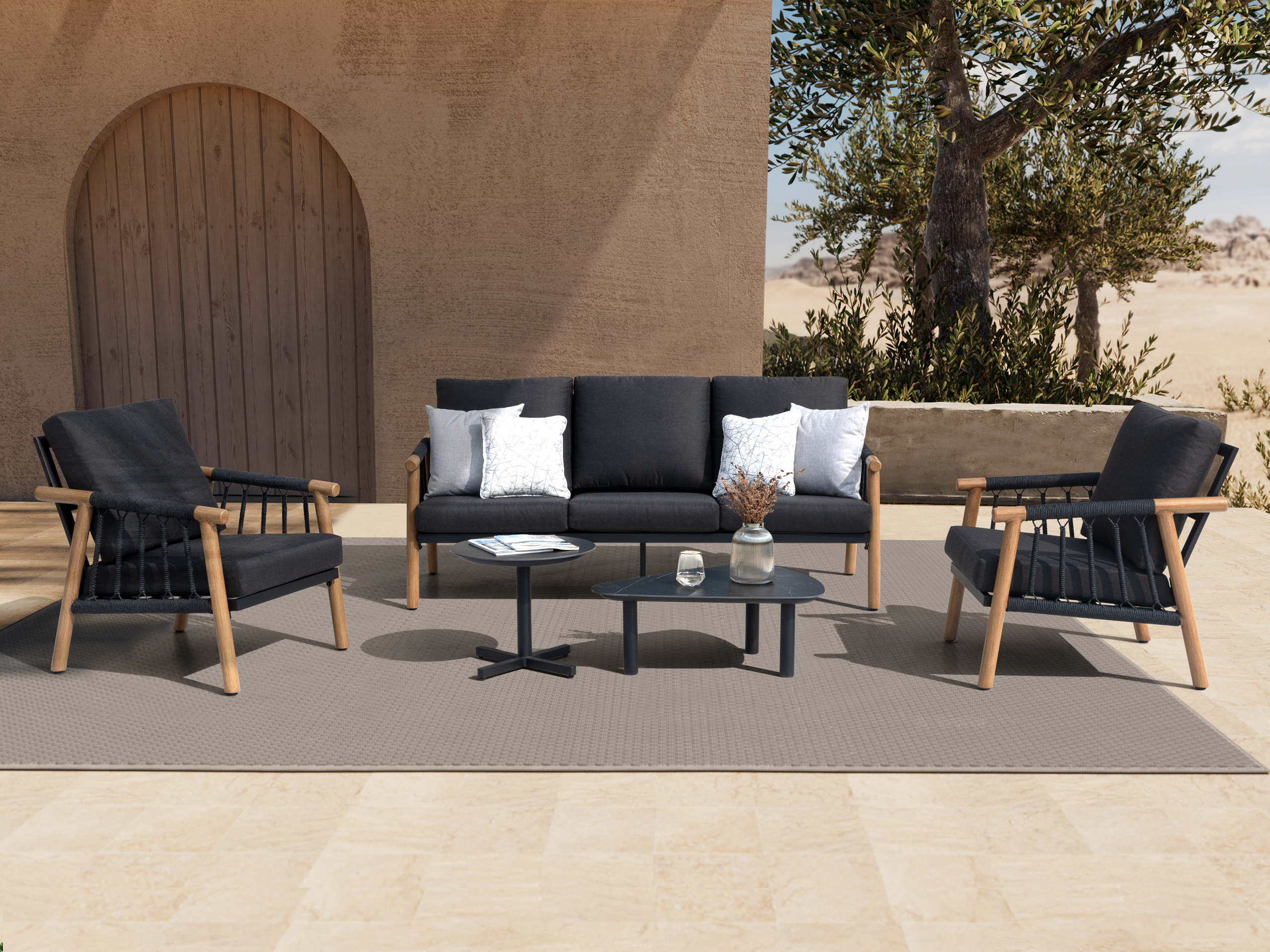 palma garden sofa set