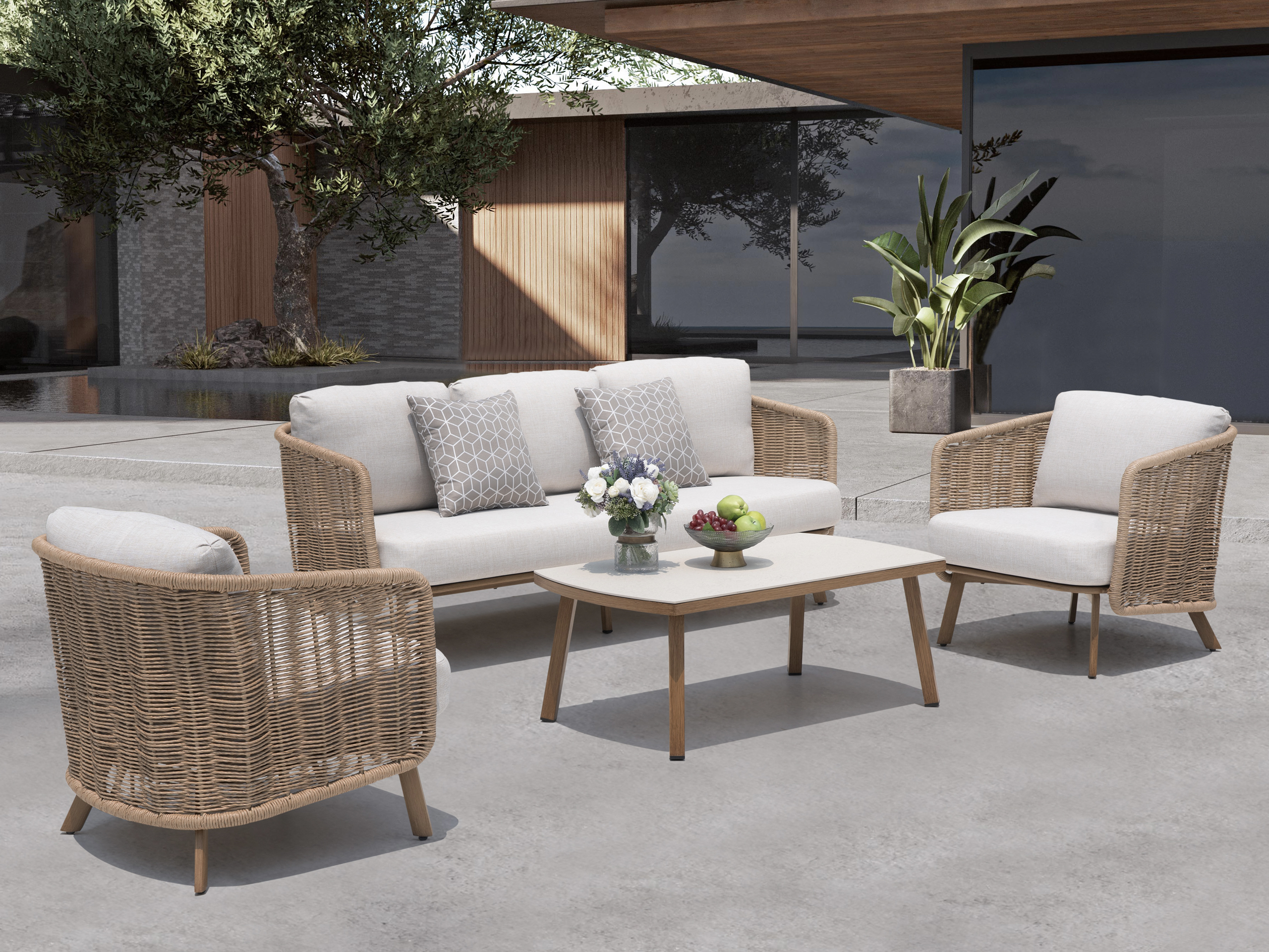 Gena outdoor sofa set