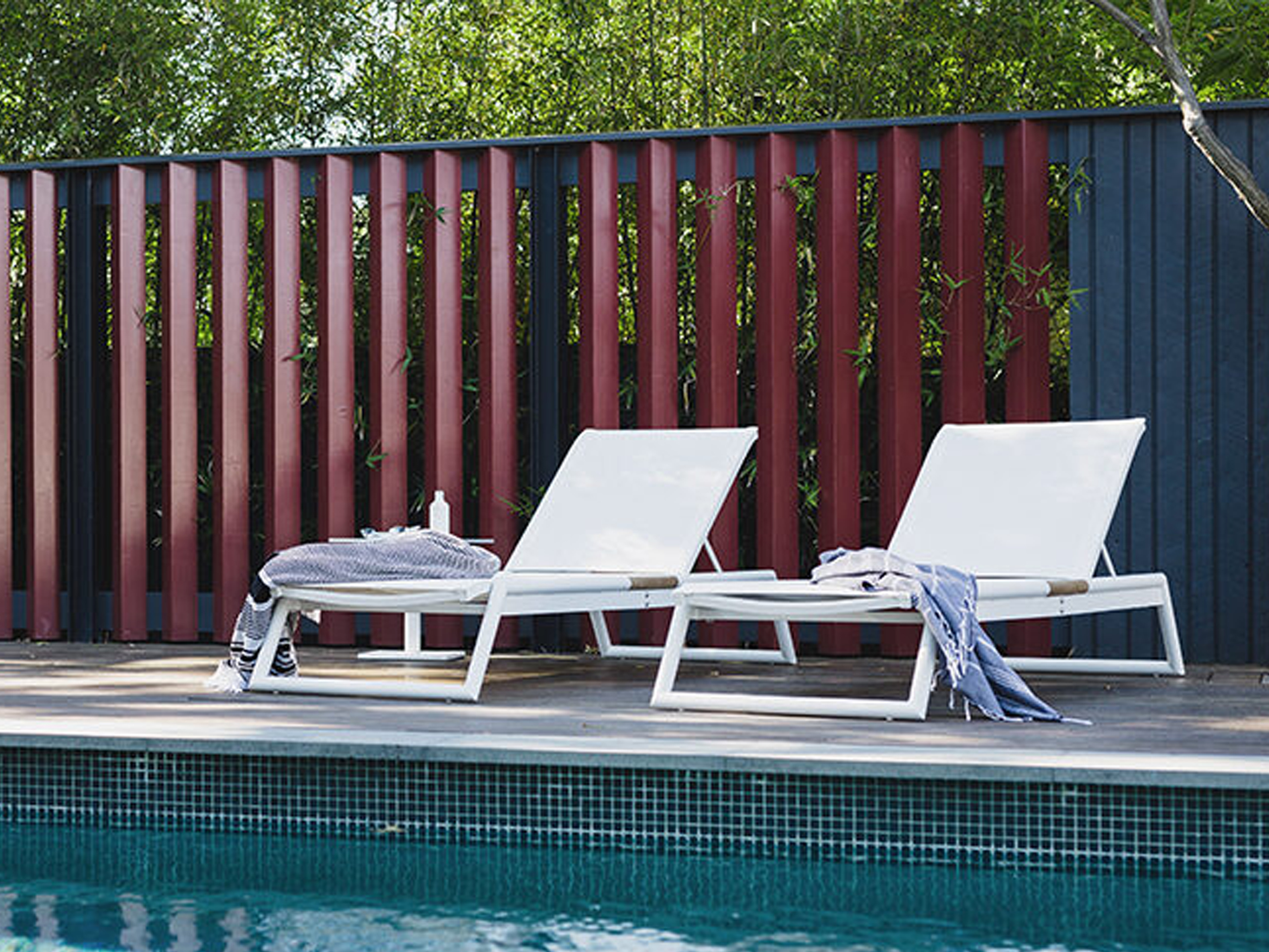 Outdoor sun lounger from New Garden