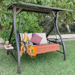 Modern outdoor swing for garden relaxation