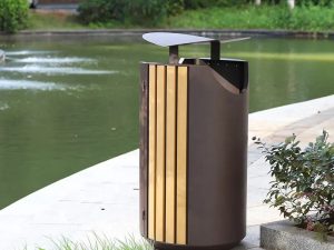 outdoor waste bins