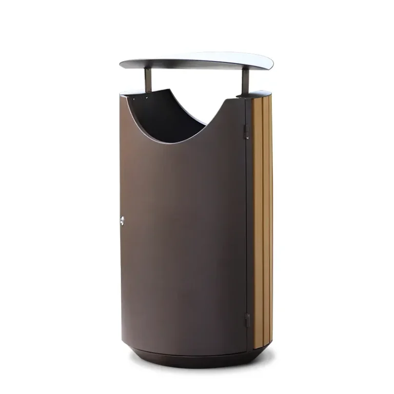 outdoor waste bins