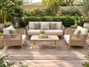 Rema  sofa set (Biege)